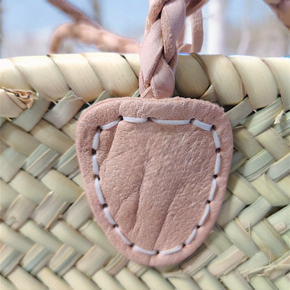 Handcrafted Moroccan Straw Basket – Durable & Stylish