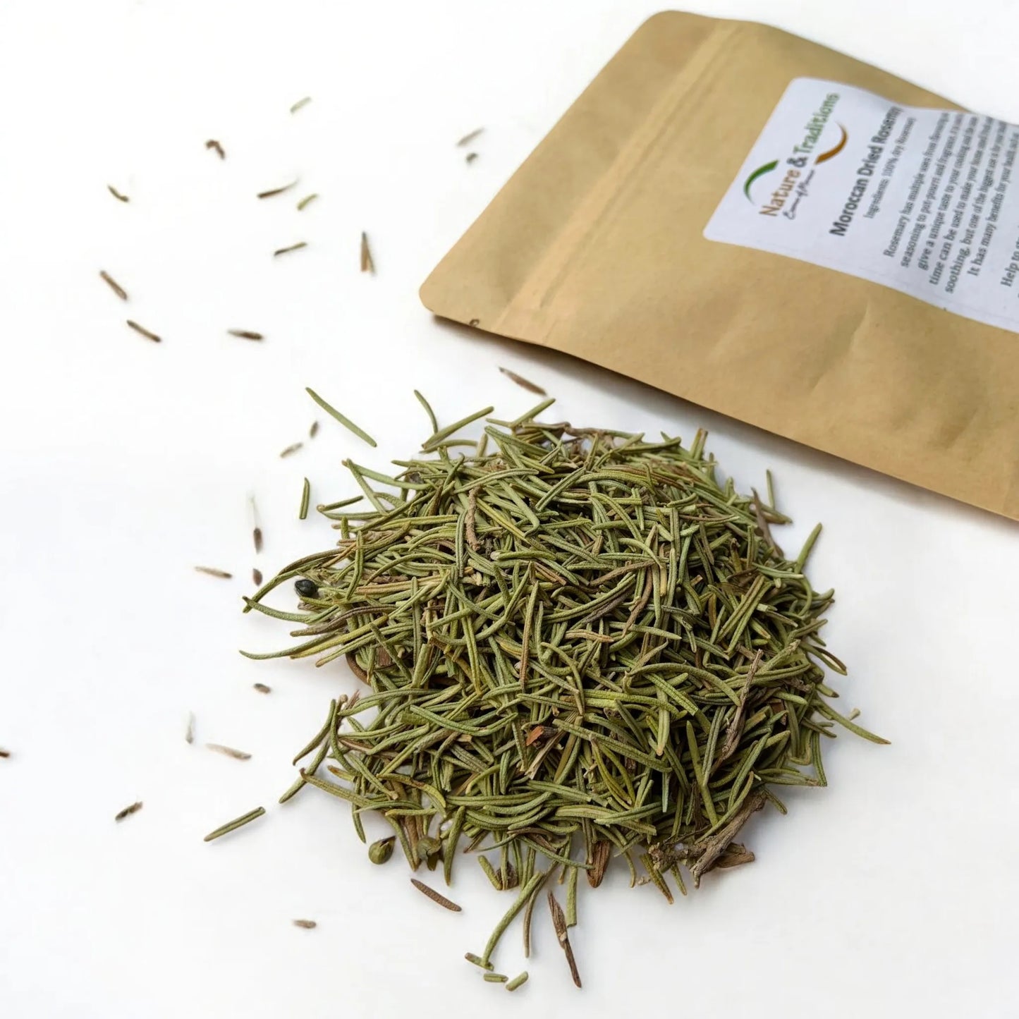 Organic Moroccan Dried Rosemary – Culinary & Wellness Herb - 50g