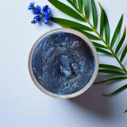 Moroccan Black Soap with Nila Powder – Skin Brightening & Softening